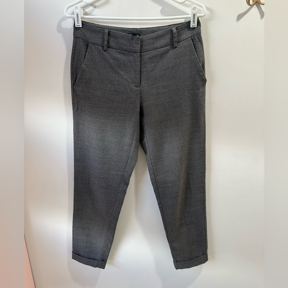 Size 0 Eileen Fisher grey wool trouser - Picture 1 of 3